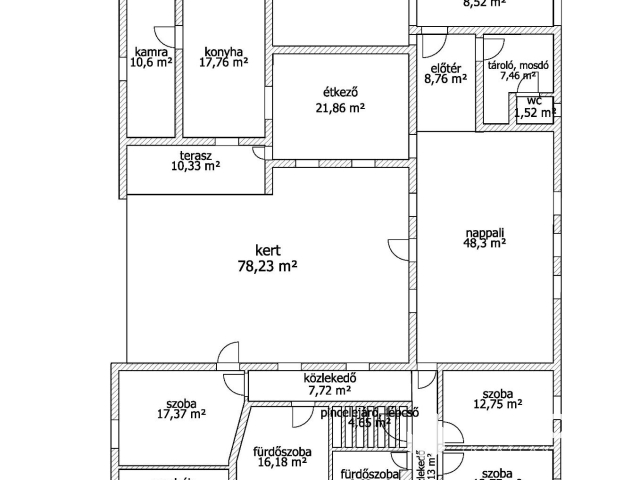 Gyönyörű, kertkapcsolatos otthon, lehetőségekkel.