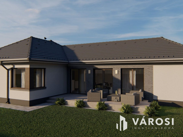 Modern, hőszivattyús, 106 m2-es családi ház népszerű helyen