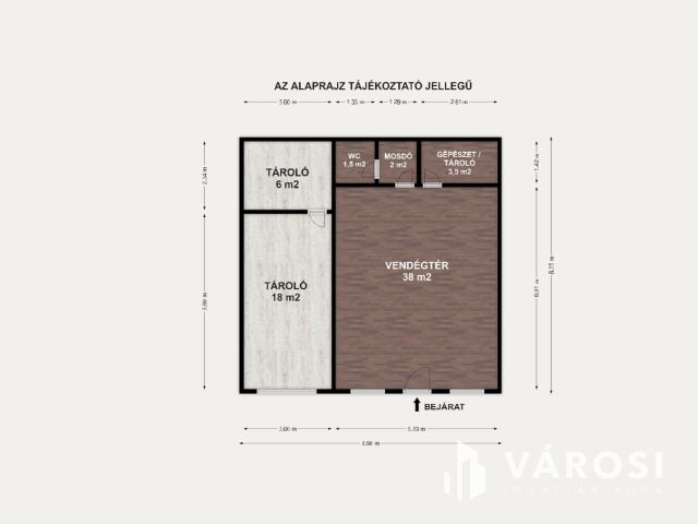 Béreljen 69 m2-es üzlethelyiséget a belvárosban