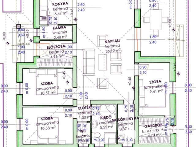 Debrecen-Júliatelepen, önálló, saját hrsz.-ú családi ház
