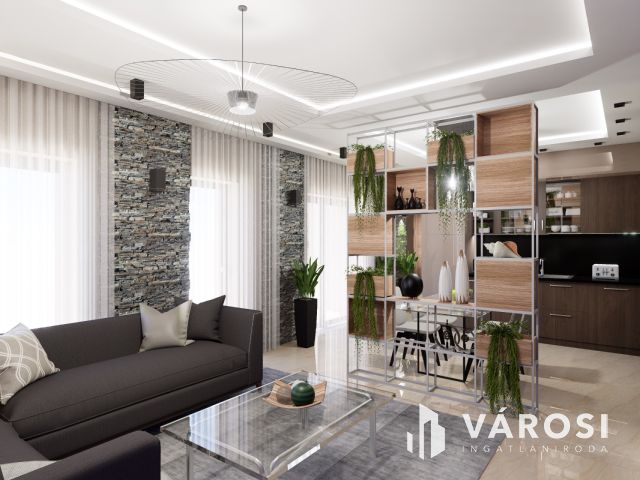 Modern, hőszivattyús, 95 m2-es családi ház népszerű helyen