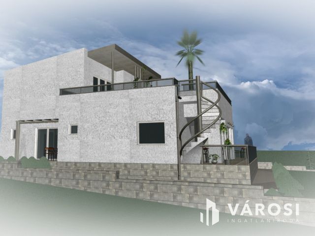 Új építésű ikerház balatoni panorámával