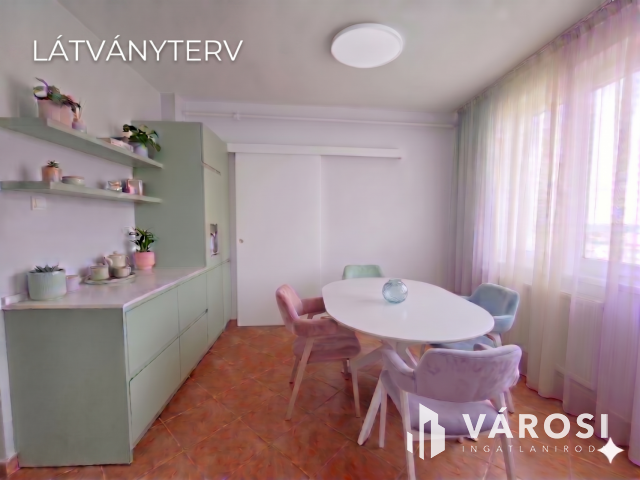 Agrárhoz közeli 2 erkélyes panel lakás eladó