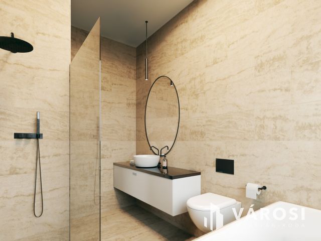 Medencés luxus penthouse lakás Sóstón eladó